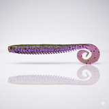 Bite On-Rib Worm Twister-12cm-Green Lox-De Goeie Vangst