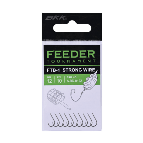 BKK - FTB - 1 Feeder Tournament Barbless Hooks | 10 Stuks - Hengelsport De Goeie Vangst