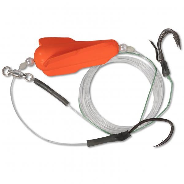 Black Cat-Doodaas Rig | 2m-8/0 + 4/0 - Hengelsport De Goeie Vangst
