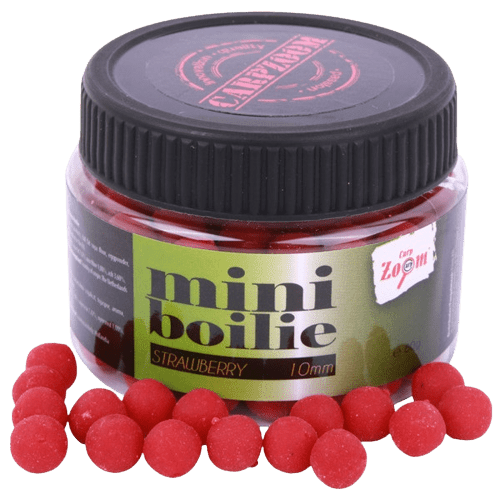 Carpzoom-Mini Boilies-Strawberry-10mm-Hengelsport De Goeie Vangst
