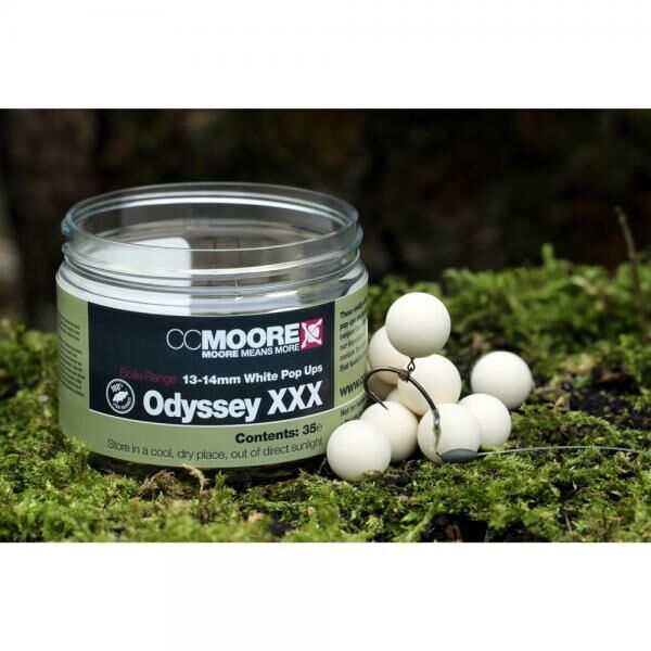 CCMOORE-Odyssey XXX White Pop Ups 13-14mm-13-14mm - Hengelsport De Goeie Vangst