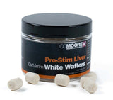 CCMOORE-Pro-stim Liver Colour Dumbell Wafters | 10x14mm-White-10x14mm-Hengelsport De Goeie Vangst