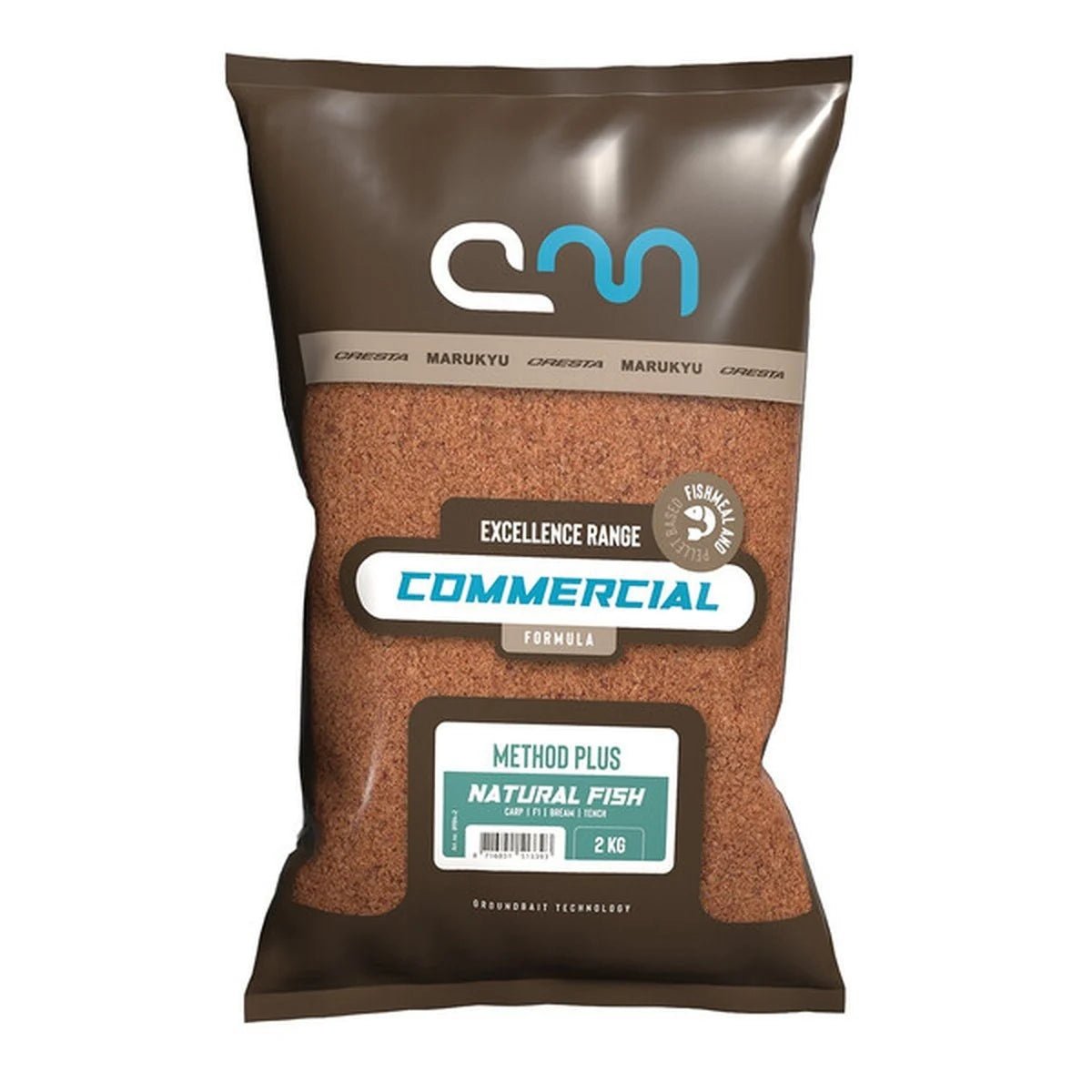 Cresta-Marukyu Method Plus Grondvoer | 2kg-Natural Fish - De Goeie Vangst