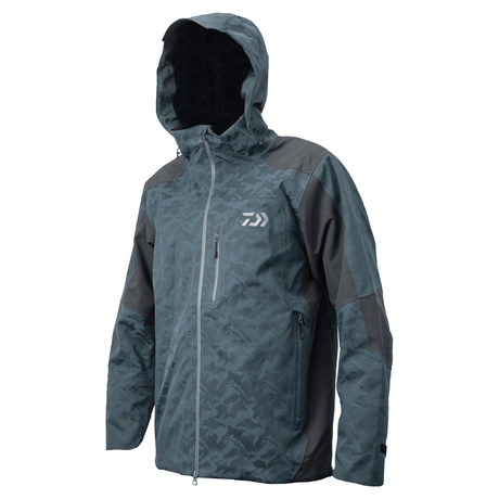 Daiwa-Rainmax Guide Jacket | Steel Gray-Steel Grey-Large-Hengelsport De Goeie Vangst