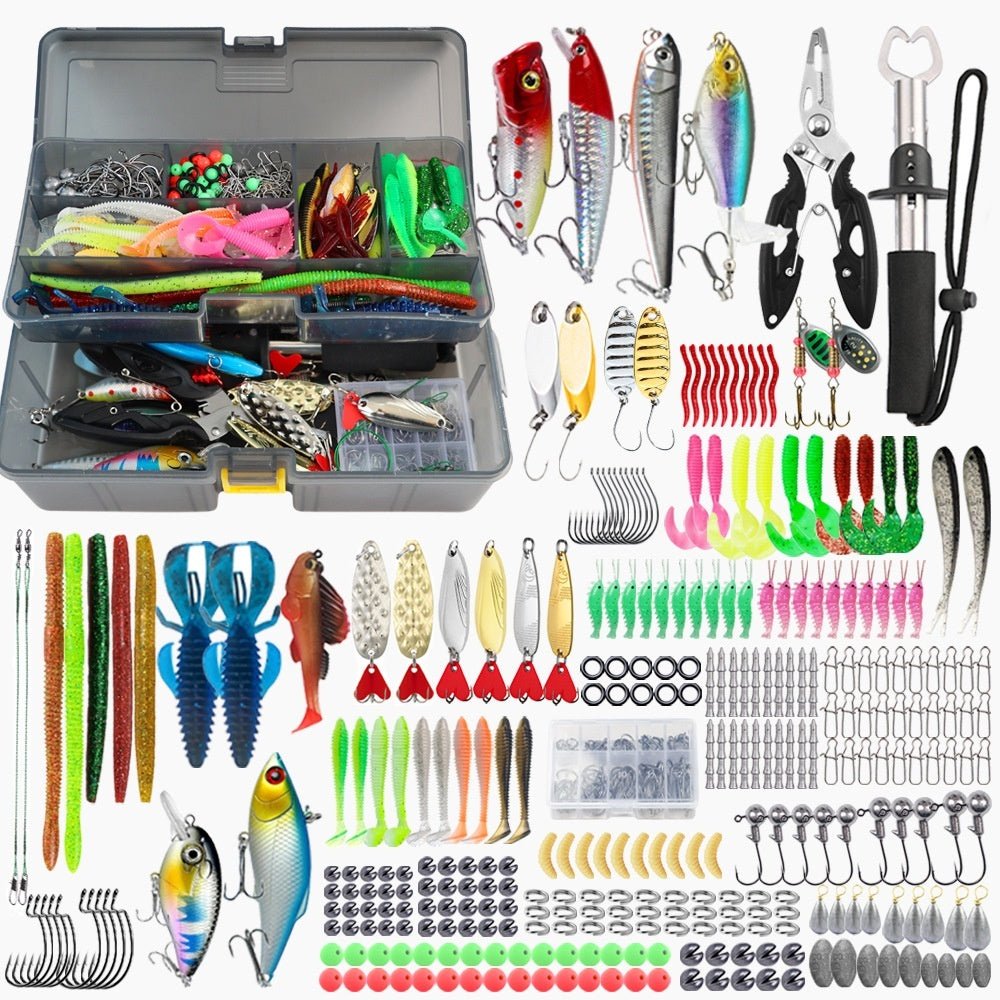 De Goeie Vangst-410-delige Kunstaas Set – Minnow, Pencil & Softbaits - De Goeie Vangst