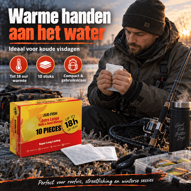 De Goeie Vangst-Handwarmer Warmtepatch box 10 stuks - De Goeie Vangst