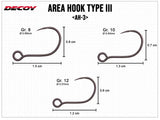 Decoy-Area Hook Type III AH-3 Weerhaakloze Haak-#12 - De Goeie Vangst