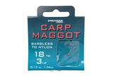 Drennan-Carp Maggot Barbless Onderlijnen-Haak: 16 - 0.14mm - Hengelsport De Goeie Vangst