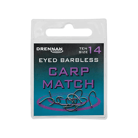 Drennan - Carp Match Haak - Eyed Barbless - Hengelsport De Goeie Vangst