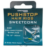 Drennan-Pushstop Hair Rigs Sweetcorn-Haak: 14 - 0.20mm - Hengelsport De Goeie Vangst