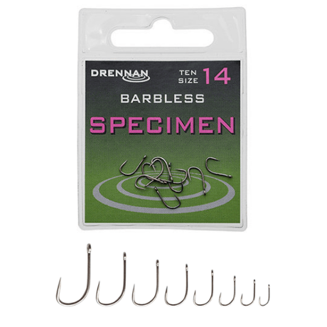 Drennan - Specimen Haken | Barbless - Hengelsport De Goeie Vangst