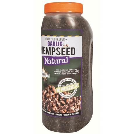 Dynamite Baits-Garlic Frenzied Hempseed | 2.5l-10mm - Hengelsport De Goeie Vangst