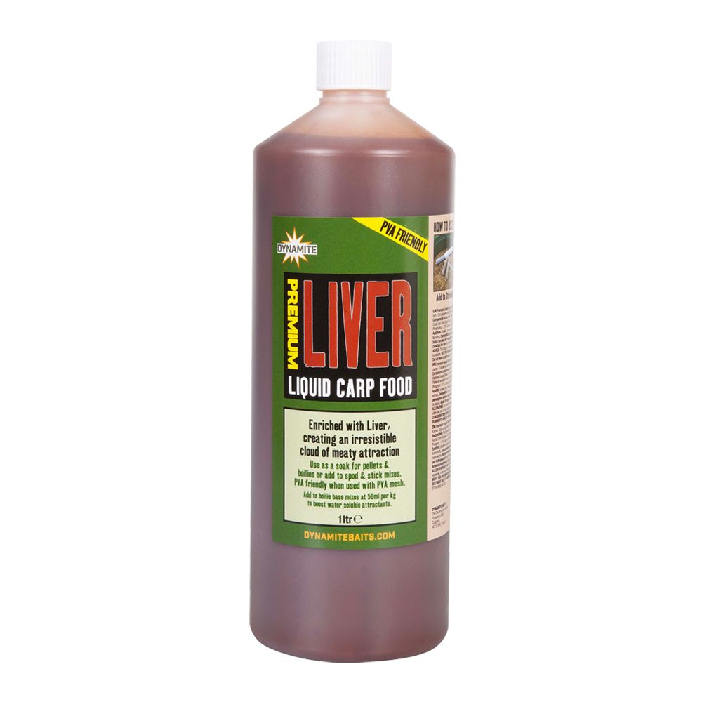 Dynamite Baits - Liquid Carp Food Liver | 1L - Hengelsport De Goeie Vangst