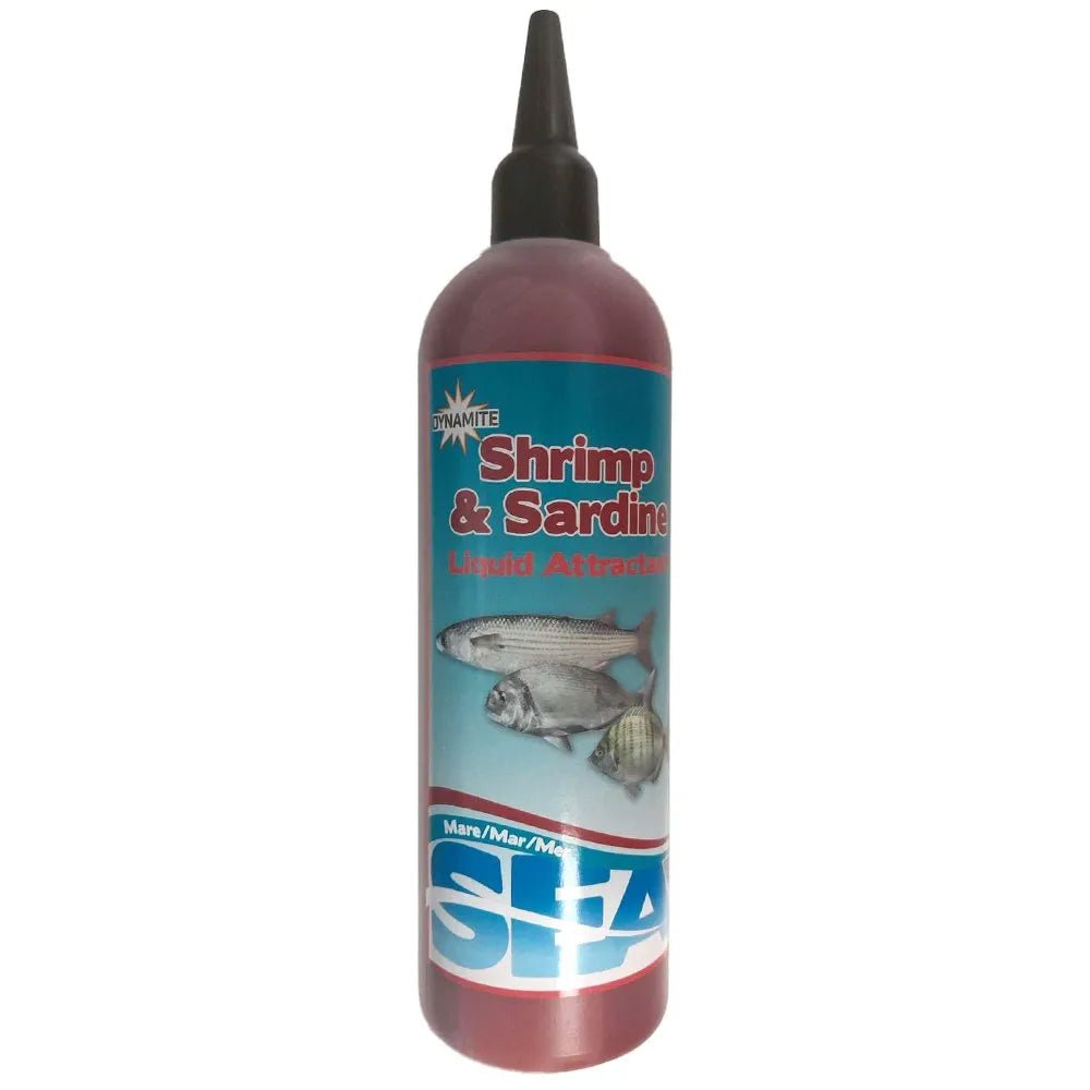 Dynamite Baits - Shrimp & Sardine Liquid Attractant | 300ml - xl906 - Hengelsport De Goeie Vangst
