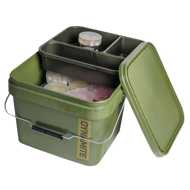 Dynamite Baits-Square Carp Bucket 10L - Hengelsport De Goeie Vangst