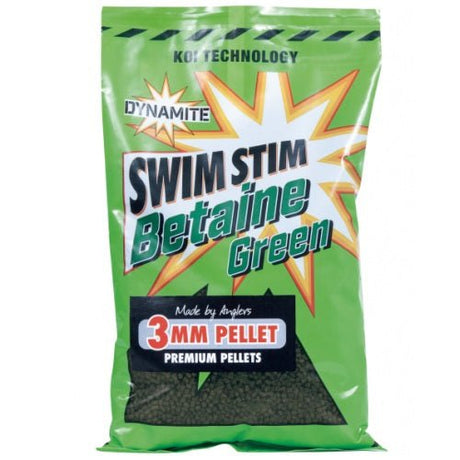 Dynamite Baits - Swim Stim | Betaine Green Pellets | 900g - Hengelsport De Goeie Vangst