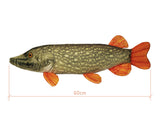 PIKY Pluche Snoek Knuffel 60cm