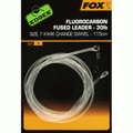 Fox Carp-Edges™ Fluorocarbon Fused Leader Kwik Change-Clear-Size 7-Hengelsport De Goeie Vangst