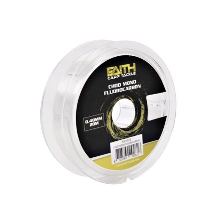 Faith Carp Tackle - Chod Mono 0.40mm 20m Fluorocarbon - Hengelsport De Goeie Vangst