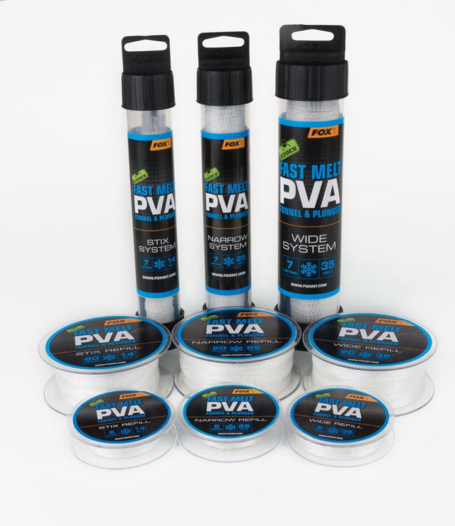 Fox Carp-Edges Pva Mesh System Fast Melt | 7m-Narrow 25mm - Hengelsport De Goeie Vangst