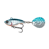 Savage Gear-Fat Spin Tail-Blue Silver-5.5cm / 9g-Hengelsport De Goeie Vangst