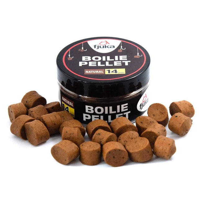 Fjuka-Boilie Pellet | 14mm | Natural-Natural-14mm-Hengelsport De Goeie Vangst