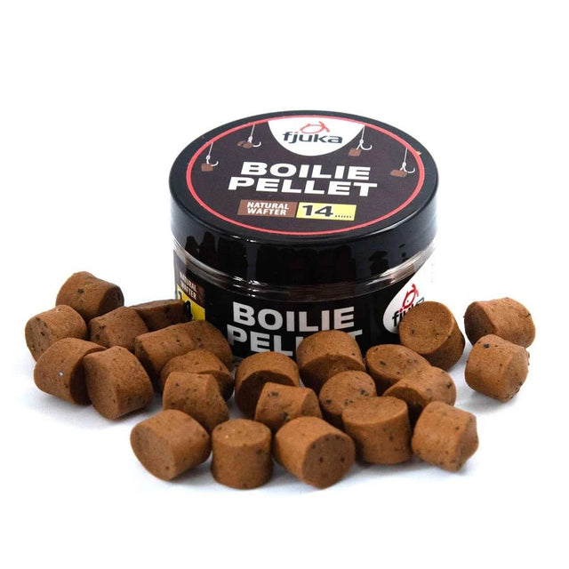Fjuka - Fjuka Pellet Wafter | 14mm | Natural - Hengelsport De Goeie Vangst