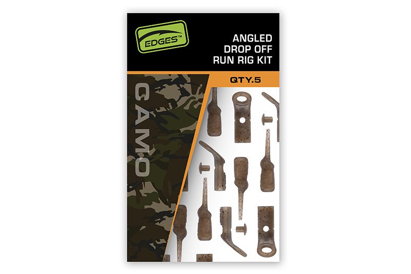Fox Carp-Edges Camo Angled Drop Off Run Rig Kit - Hengelsport De Goeie Vangst