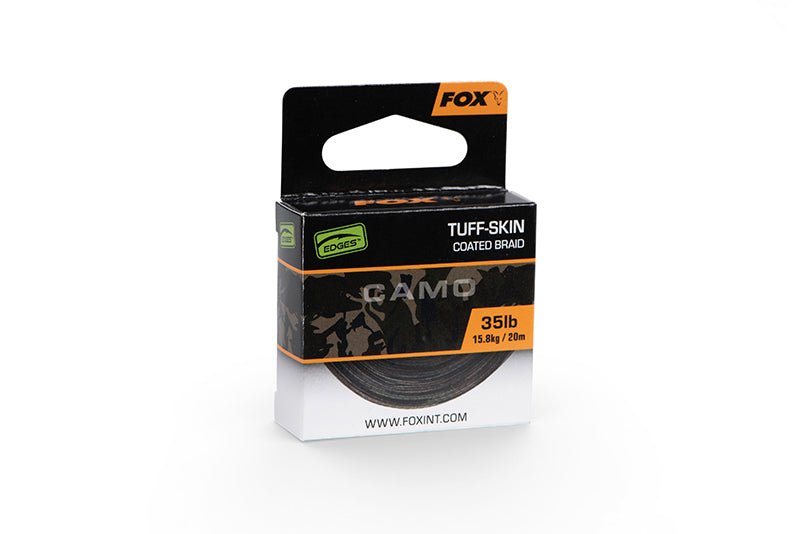 Fox Carp-Edges Tuff-Skin Onderlijnmateriaal | 20m-35lb / 15.8kg - Hengelsport De Goeie Vangst