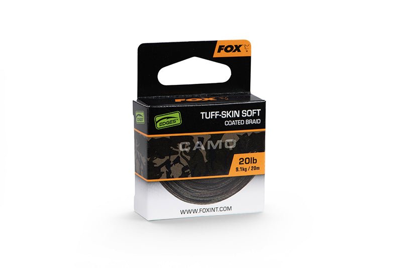 Fox Carp-Edges Tuff-Skin Soft Onderlijnmateriaal | 20m-25lb / 11.3kg - Hengelsport De Goeie Vangst