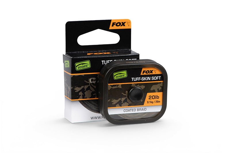 Fox Carp-Edges Tuff-Skin Soft Onderlijnmateriaal | 20m-25lb / 11.3kg - Hengelsport De Goeie Vangst