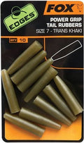 Fox Carp-Edges Power Grip Tail Rubbers-Trans Khaki-7-Hengelsport De Goeie Vangst