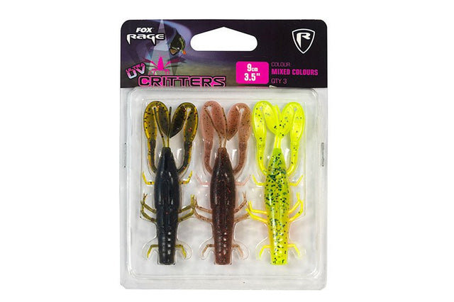 Fox Rage - Critters UV Mixed Colour Pack - NMC005 - Hengelsport De Goeie Vangst