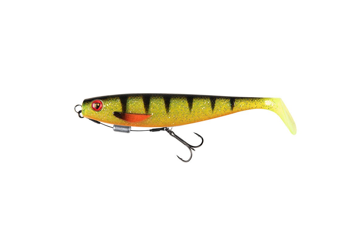 Fox Rage-Loaded Pro Shads-14cm-UV Natural Perch-Hengelsport De Goeie Vangst