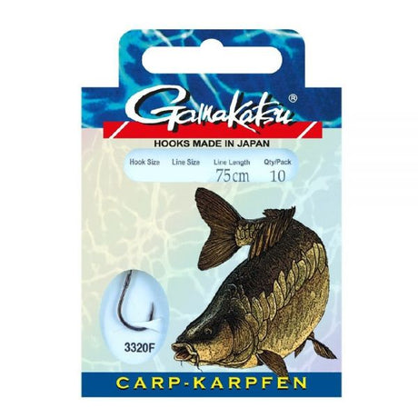 Gamakatsu-Carp LS-3320 Zwart-H8 0.24mm 85cm - Hengelsport De Goeie Vangst