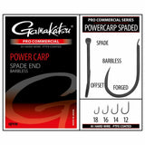 Gamakatsu-Pro-C Powercarp Spade A1 PTFE Bladed Barbless Haken-12 - Hengelsport De Goeie Vangst