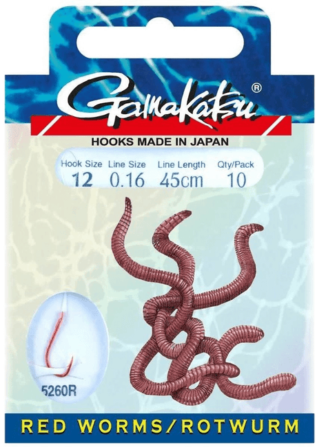 Gamakatsu - Red Worm 5260R - Hengelsport De Goeie Vangst