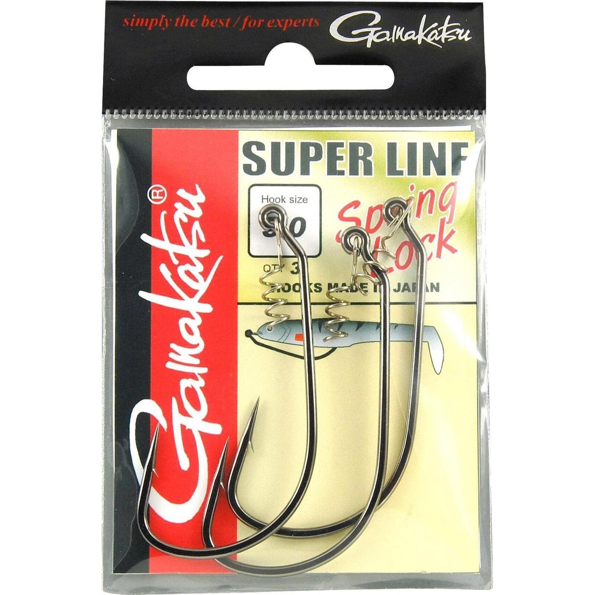 Gamakatsu-Superline Spring Lock Offset Haak-3/0 - De Goeie Vangst