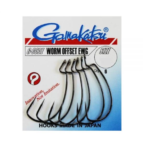 Gamakatsu - Worm Offset EWG Haken - Hengelsport De Goeie Vangst