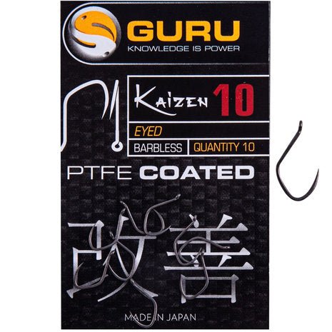 Guru - Kaizen Eyed Hook Barbless - Hengelsport De Goeie Vangst
