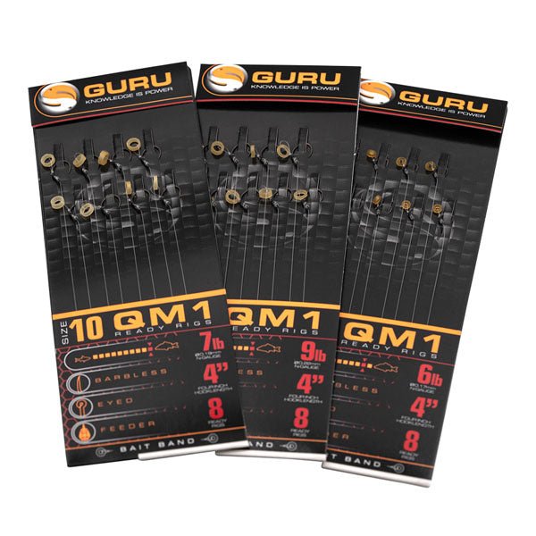 Guru-QM1 Bait Bands 4"-10 (0.22mm) - Hengelsport De Goeie Vangst