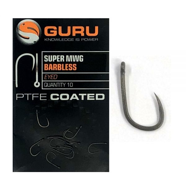 Guru - Super MWG Hook Eyed Barbless - Hengelsport De Goeie Vangst