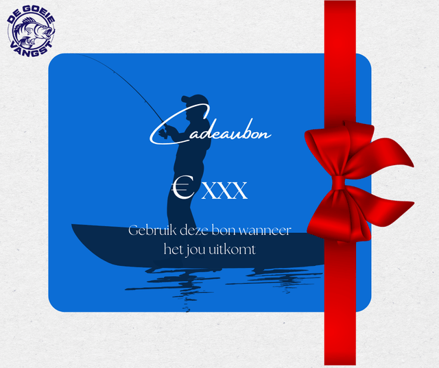 Hengelsport De Goeie Vangst-Cadeaubon De Goeie Vangst-€ 10,00 - Hengelsport De Goeie Vangst
