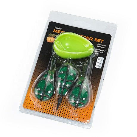 Hengelsport De Goeie Vangst - Inline Method Feeder Set – 3x20g (incl. mal) -  - Hengelsport De Goeie Vangst