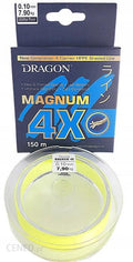 Dragon-Dragon Magnum 4x Braid | 300m-Hi-Vis Yellow-0.08 mm-Hengelsport De Goeie Vangst