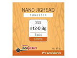 Jighead-Tungsten Nano Jighead-Copper-12 0.8g-Hengelsport De Goeie Vangst