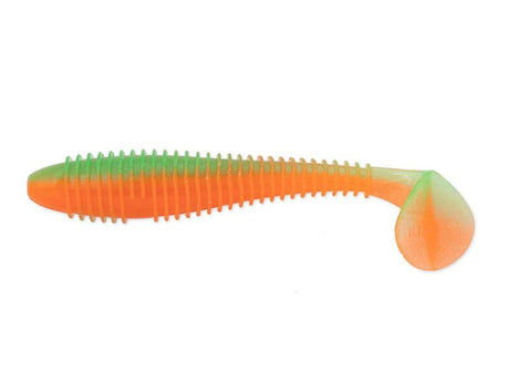 Keitech-Swing Impact Fat-2.8" / 7.1cm-UV Lime / Orange-Hengelsport De Goeie Vangst