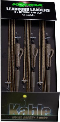 Korda - Leadcore Leaders Hybrid Lead Clip - Hengelsport De Goeie Vangst