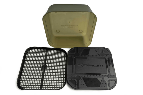 Korum-Maggot Tub And Riddle | 2Pt/1.2L-0.5l - Hengelsport De Goeie Vangst