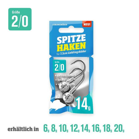 Lieblingskoder - Spitze Haken Jigheads - Hengelsport De Goeie Vangst